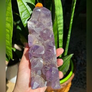 Amethyst cluster tower (a) | crystal